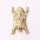 Brass Golden Tiger design Wall Hook for Hanging Clothes