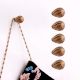 Natural Wooden Wall Hooks-6 Pieces