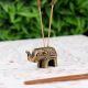 Brass Gold Elephant Incense Holder Stand