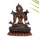 Vintage Copper Goddess Tara Statue in Tibetan Art