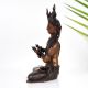 Vintage Tibetan Buddhist Deity Copper Statue for Prayer Room