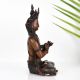 Vintage Tibetan Buddhist Deity Copper Statue for Prayer Room