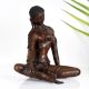 Vintage Tibetan Goddess Parvati Copper Statue for Prayer Room