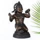 Vintage Lord Hanuman Brass Statue in Tibetan Art for Decor
