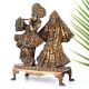Handmade Vintage Brass Lord Krishna and Radha Decorative Statue