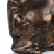 Vintage Finish Happy Laughing Buddha Brass Statue in Chinese Art
