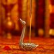 Silver Brass Swan Decorative Incense Holder Paper weight