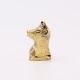 Golden Brass Mini Cow Incense Stick Holder