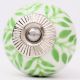 Green Decorative Leaf Drawer Knob