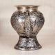 Nickel Plated Silver Finish Copper Water Pot with Spout for Rituals