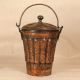 Vintage Premium Copper Bucket with Lid for Home Decoration