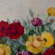 Hand-Painted Board Painting of Flower Vase for Decoration