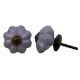 Purple Crackle Melon Ceramic Dresser Knob