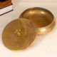 English Art Handcrafted Brass Box with Lid for Decoration