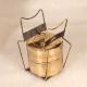 Handcrafted High-Quality Brass Tiffin Box for Vintage Collection