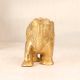 Handcrafted Engraved Brass Elephant Statue for Vintage Collection