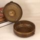 Handcrafted Vintage Finest Brass Chapati Box Crafted in Rajasthani Art