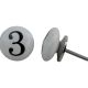 Number Ceramic Knob -3