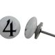 Number Ceramic Knob -4