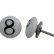 Number Ceramic Knob -8