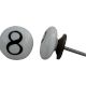 Number Ceramic Knob -8