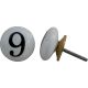 Number Ceramic Knob -9