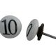 Number Ceramic Knob -10