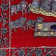 Lord Krishna Cloth Pichwai Painting in Golconda Art for Decoration