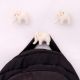 Baby Elephant Shape Ceramic Wall Hooks-3 Pieces