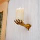 Brass Gold Hand Shape Wall Hook