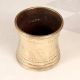 Plain Elegant Brown Brass Panchpatra Pot for Vintage Collection