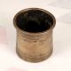 Plain Brown Finish Brass Panchpatra Pot for Hindu Rituals