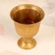 Handcrafted Premium Brass Flower Pot in Cup Shape for Decor