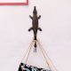 Decorative Antique Iron Crocodile Design Wall Hook