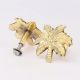 Golden Brass Tree Shaped Cabinet Knob