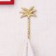 Golden Brass Tree Wall Hook For Hanging