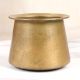 Traditional South Indian Brass Holy Panchpatra Pot for Rituals
