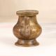 Indian Vintage Brass Holy Water Pot with Spout for Rituals