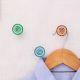 Multicolor Wheel Iron Wall Hooks-3 Pieces