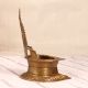 Handmade Holy Finest Brass Gajlaxmi Oil Lamp for Prayer Room