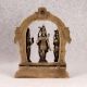 Vintage Antique Finish Brass Ram Darbar for Prayer Room