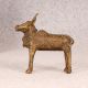 Vintage Handmade Brass Tribal Nandi in Standing Position