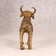 Vintage Handmade Brass Tribal Nandi in Standing Position