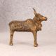 Vintage Handmade Brass Tribal Nandi in Standing Position