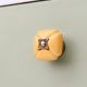 Mustard Handmade Ceramic Square Cabinet Knob