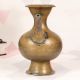 Himalayan Art Brass Holy Pot with Spout in Plain Brown Finish