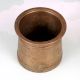 Indian Traditional Small Brass Panchpatra Pot for Rituals