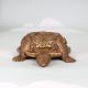 Indian Handmade Brass Turtle Yantra with Lord Ganesha Carving