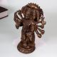 Vintage Finest Brass Panchmukhi Hanuman Statue for Prayer Room