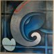 Lord Ganesha Acrylic Canvas Painting by Artist Ashok Jadav 48 x 48 Inch